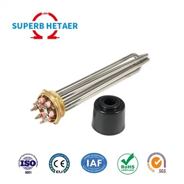 380V 18kw Water Tank Flange Tubular Heaters Boiler Immersion Heaters