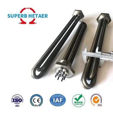 3kw Industrial Tubular Immersion Heater For Water Oil Heating