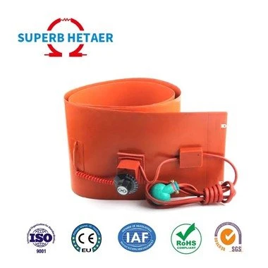 Oil Drum Silicone Rubber Heater with Thermostat