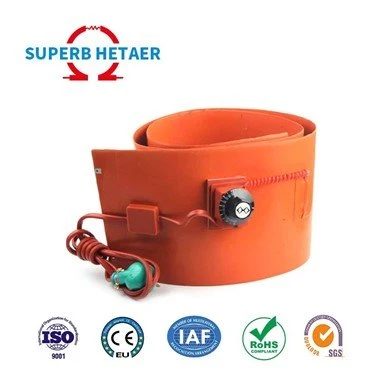 Silicone Rubber Oil Drum Heater with 3m Adhesive