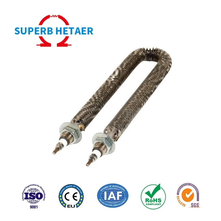 220V 2kw Fin Tubular Heater Finned Air Heater Fin Heating Element