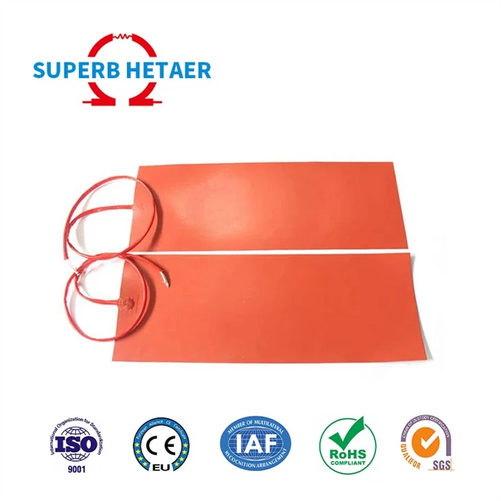 Industrial Flexible Silicone Rubber Heating Pad