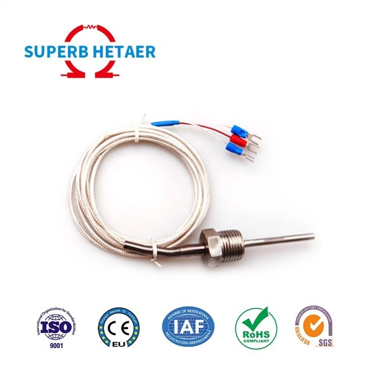 Rtd Pt100 Type Screw Temperature Sensor Thermocouple