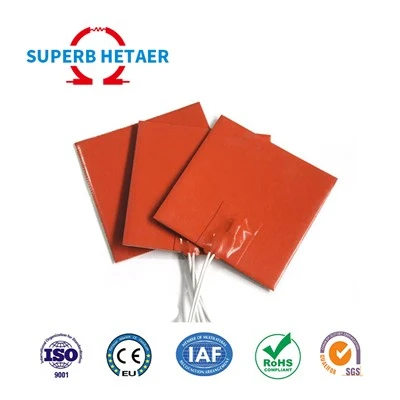 200*300mm 3D Printer Flexible UL Ce Heating Pad With 3m Adhesive