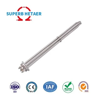 Electric Flange Submersible Water Immersion Tubular Solar Bath Heater