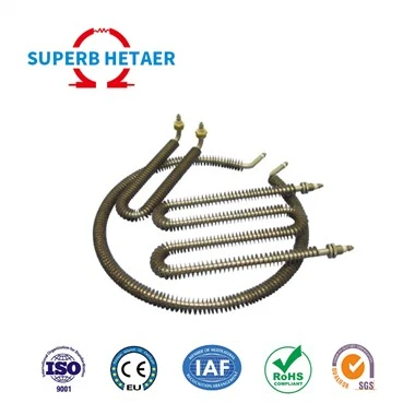 I U W Type Stainless Steel Heating Elements Finned Tubular Air Heater