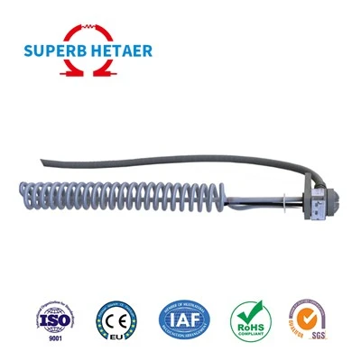 Industrial PTFE Immersion Heater Acid-base Solution PTFE Heater For Electroplating Bath