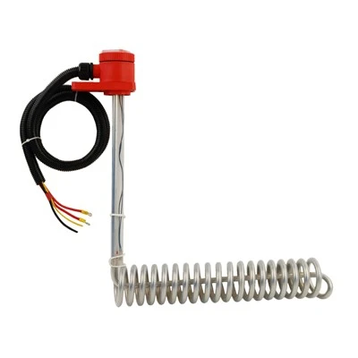 L-shaped Spiral Teflon(PTFE) Electric Immersion Heaterr
